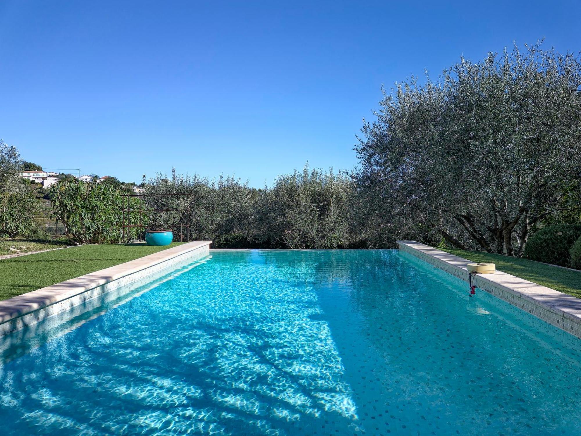 Villa Bastide D'Architecte En Pierre Cagnes-sur-Mer Exterior foto