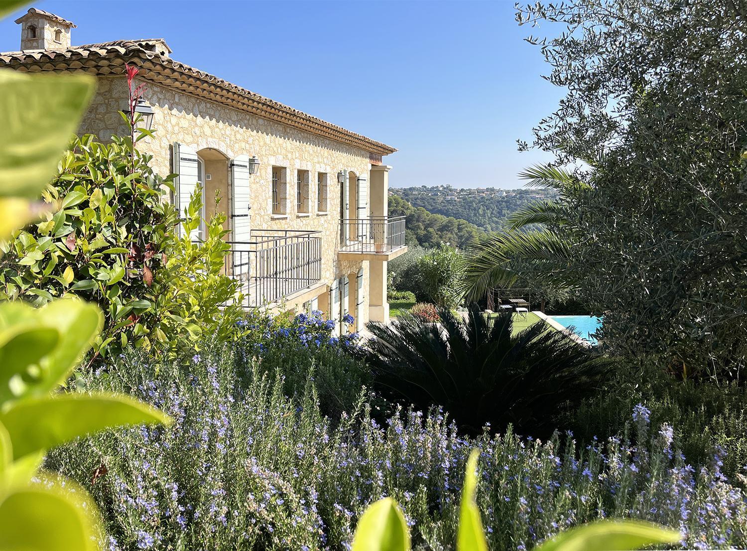Villa Bastide D'Architecte En Pierre Cagnes-sur-Mer Exterior foto