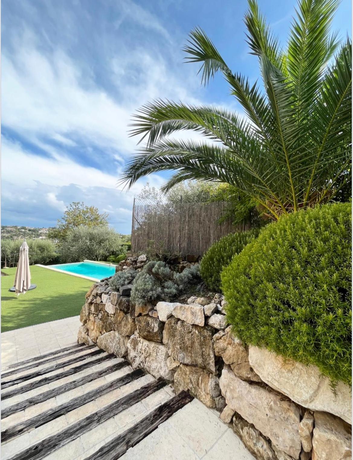 Villa Bastide D'Architecte En Pierre Cagnes-sur-Mer Exterior foto